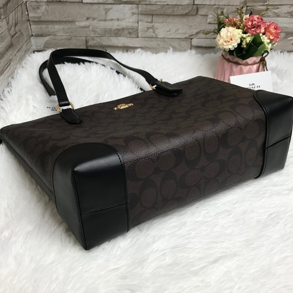 👜COACH SET🌺 ZIP TOP TOTE & WALLET - Picture 6 of 8